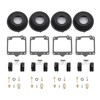SecosAutoparts 4 pcs Carburetor Carb Rebuild Kit Compatible with Yamaha