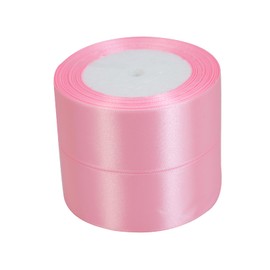 Cinta de satén de 1-1/2 pulgadas para envolver regalos Cinta de tela de 50 yardas para Navidad, cinta floral de seda para boda, fiesta, corona, cinta decorativa para coser suministros de lazo (04