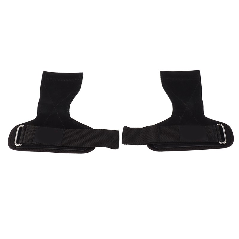 Pull Up Deadlift Straps Assist Wrist Padded Workout Power Lifting