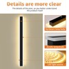 Mikeru Modern Outdoor Wall Light, 3000k-6000k Dimmable Outdoor Wall Sconce