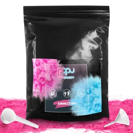 POPUPARTY 1 Pack Black-out Gender Reveal Powder- 2 lbs Pink Powder – Perfect for Baby Gender Reveal, Car Burnout, Color Toss, Photoshoots, Helicopters