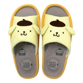 Sanrio 262122 Nippon Slipper Relacare Comfort Pompompurin, 8.7 - 9.4 inches (22 - 24 cm), Yellow