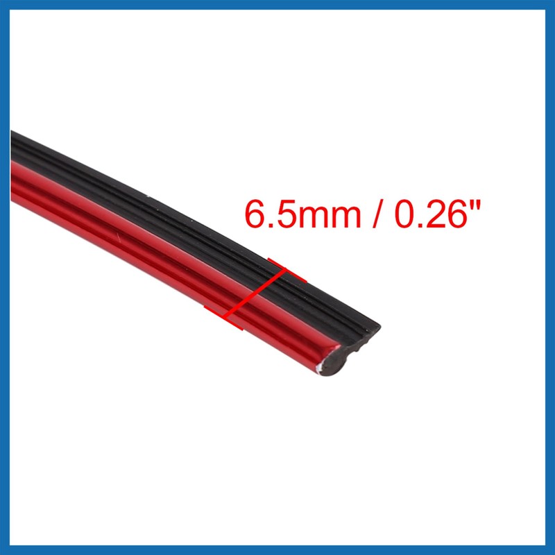 A ABSOPRO 5m Red Chrome Car Interior Exterior Decoration Trim