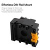 Baomain 24VAC Electromagnetic Power Relay, AC Relay, 3PDT 11-Pins 3NO3NC,