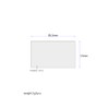 Alnicov Guitar String Action Gauge Ruler String Pitch Ruler Card