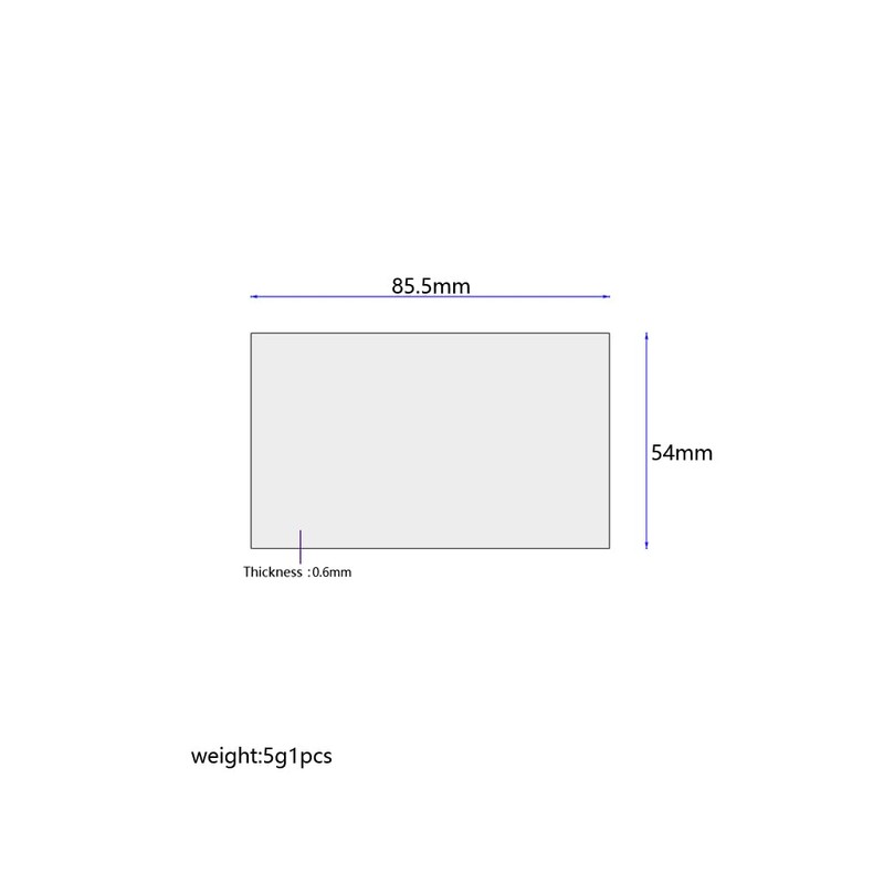 Alnicov Guitar String Action Gauge Ruler String Pitch Ruler Card