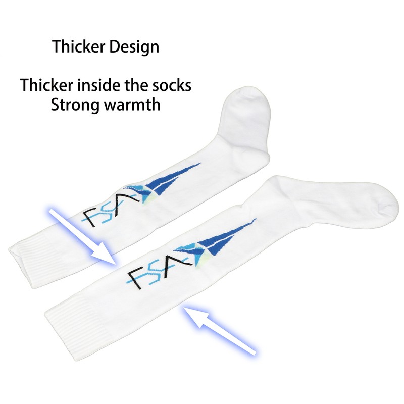 Fencing Socks Sweat Absorbing Breathable Stretchy Wearable Combed Cotton Unisex