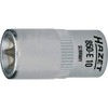 HAZET 850-E10 25 mm E 10 Torx Profile Socket - Chrome-Plated/Polished