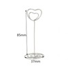 BOBOZHONG Place Card Stands,16Pcs Table Number Holders,Silver Tall Place Card