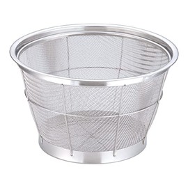 Endoshoji AZL4430 Strainer, Commercial Use, Deep Shaped, New Mammoth, 11.8 inches (30 cm), Stainless Steel, Made in China