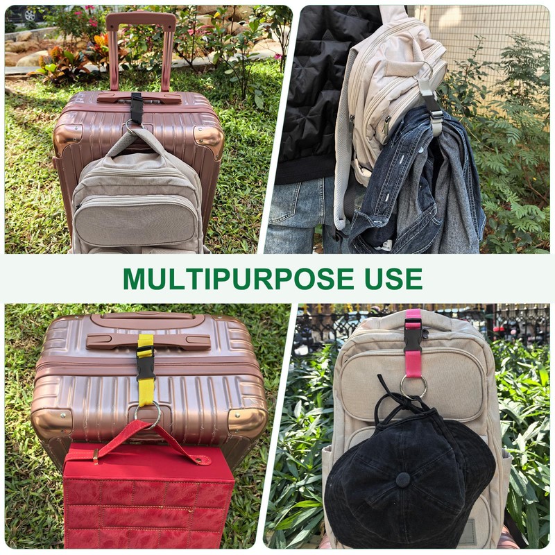 M METERXITY 2-Pack Add A Bag Luggage Strap, Adjustable Suitcase