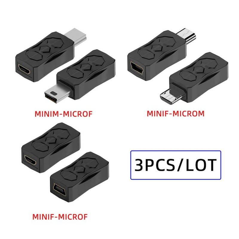 chenyang USB 2.0 Connector Micro USB to Mini USB 5Pin