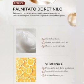 Crema De Manos Con Retinol, Reafirmante Y Antiedad, Con Colágeno. Hidratante Con Retinol Para Manos Maduras, Secas Y Agrietadas. Cuida Y Protege La Pi