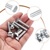 240 Piece M6 Screws Set, Hex Screws Nuts Set, Hexagonal