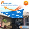 TANG 10'x21' Waterproof Sun Shade Sail Rectangle Outdoor Canopy UV