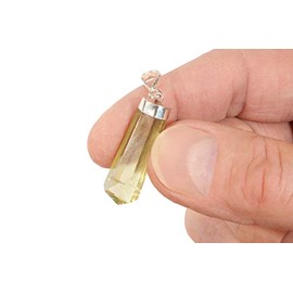 Rock Your Chakra Citrine Crystal Pendant 1" Rocks Minerals Specimen Solar Plexus Chakra Healing Reiki