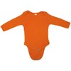 Earth Elements Baby Long Sleeve Bodysuit 3-6 Months Orange