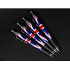 Rollerball Pens with Union Jack Design, Set of 4 Pens,
