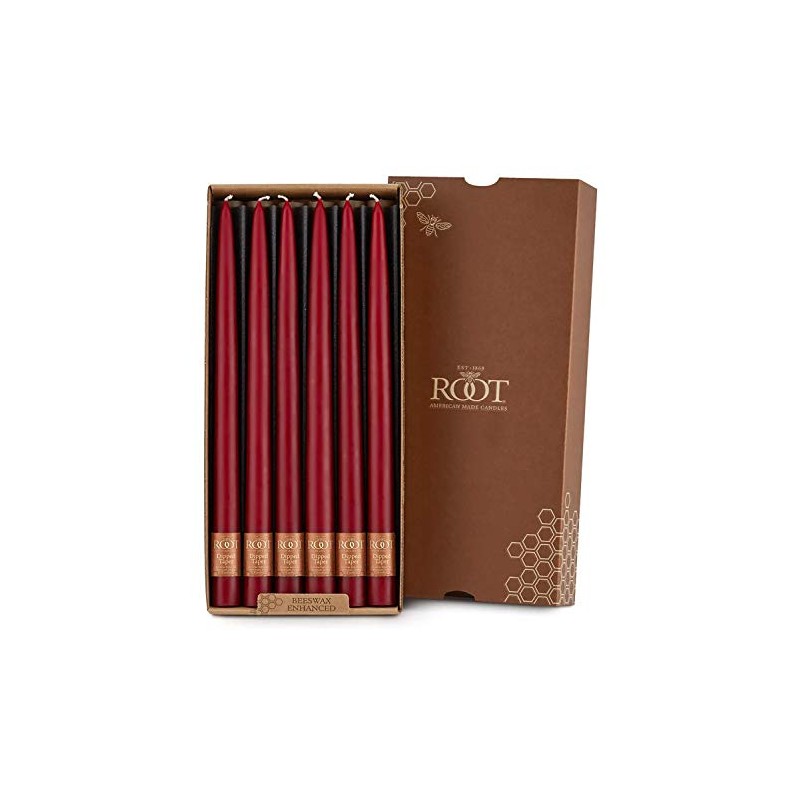 Root Candles Unscented Dinner Candles Premium Beeswax Blend Boxed Candle