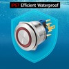 22mm Latching Push Button Switch 12V DC/AC Power Switch SPDT