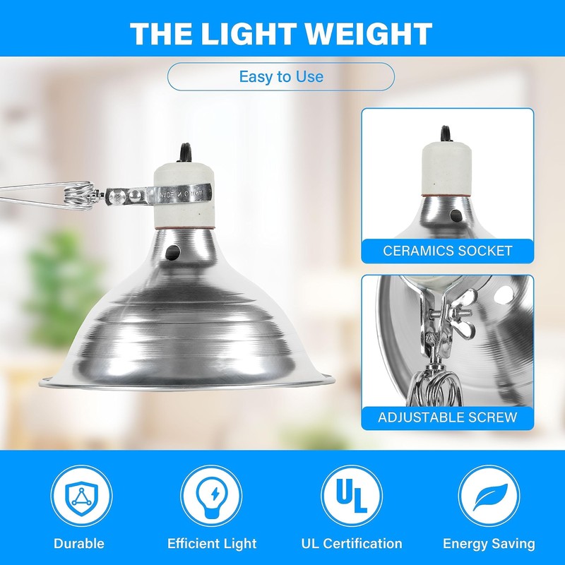 Simple Deluxe 100W Ceramic Reptile Heat Lamp Bulb & 150W
