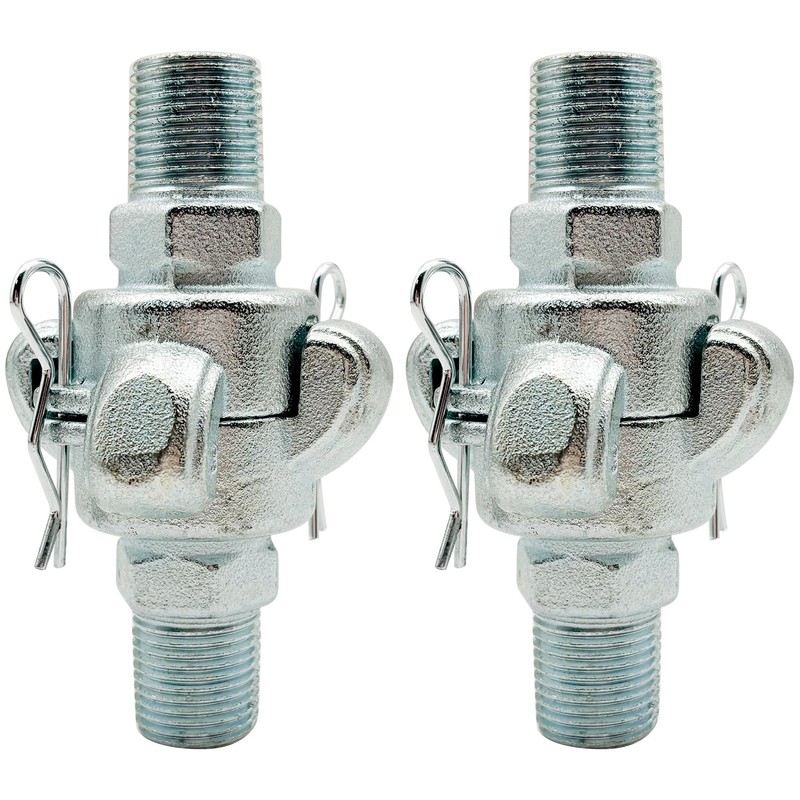 MustBee 4 Sets NPT Iron Air Hose Fitting, Universal Coupling,