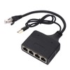 Gigabit Ethernet Splitter 1 in 4 Out 1000Mbps RJ45 Cable