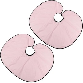Capa de maquillaje corta impermeable, capa para cortar el pelo corto de poliéster pongee, 2 unidades para peluquería profesional y uso doméstico