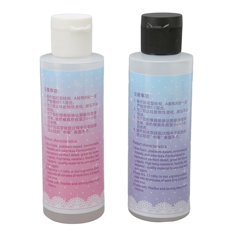 Liquid Translucent Silicone DIY Elasticity Kneaded Squeezed Clear Silicone Rubber