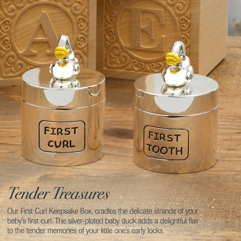 Wallace Baby Duck First Tooth First Curl Boxes