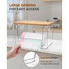 Trash Bag Dispenser 2 Pack, Acrylic Garbage Bags Dispenser with