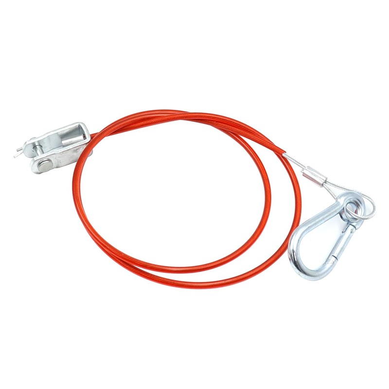 POFET Breakaway Cable for Trailers and Caravans, 1m, Blue, with