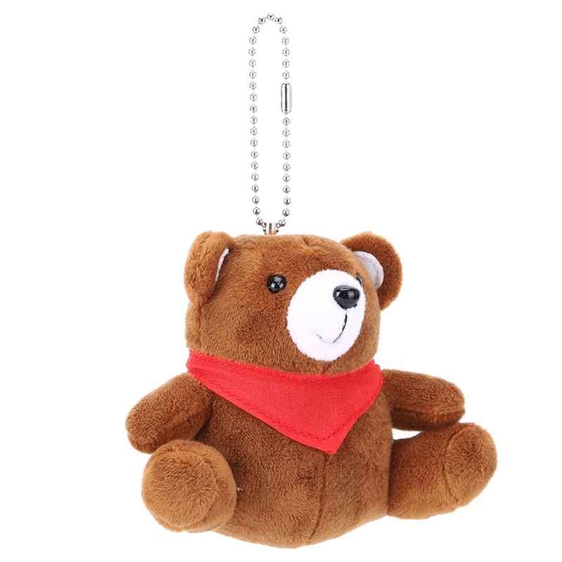 Security Alarm Key Chain Cute Pattern Plush Women Elderly Emergency