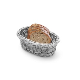 HENDI Oval Bread Basket, Bread Basket, Bread Basket, 190 x 120 x (H) 60 mm, Grey