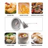 Termometro Aceite Cocina Caliente Café Acero Inox 0 A 200°c