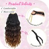 Gowit Pre Looped Deep Wave Crochet Hair 12 Inch 7