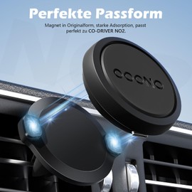 ALAFLY Magnetic Ventilation Grille Holder for OOONO CO-Driver NO2 [for Ventilation Openings], Perfect Fit with Faithful Magnets, Suitable for All Cars