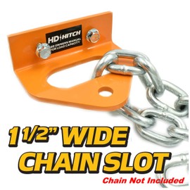 HD Switch Tough 1/4" Thick Bolt on Tow Hitch fits Bad Boy 093-1000-00 MZ, MZ Magnum, ZT, CZT, & Maverick - Extreme Heavy Duty - Versatile Chain Slot