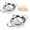 2 pieces, dumpling maker, stainless steel dumpling mould, dumpling mould,