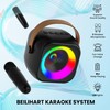 Mini Karaoke Machine, Portable Bluetooth Karaoke Speaker with 2 Wireless