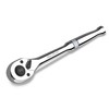 DURATECH 3/8-Inch Drive Ratchet, 90-Tooth Quick-release Ratchet Wrench, Reversible, Chrome