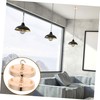 Operitacx 2Pcs Chandelier Mounting Plate Canopy Lights Cover for Pendant