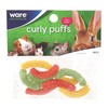 Ware Manufacturing Critter Curly Puffs, 9 Pieces, Rice Chews for