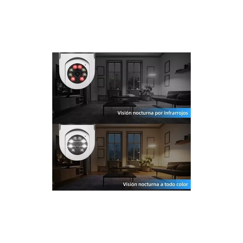 Camara de seguridad Kerui Smart resolucion 2mp visión nocturna blanco