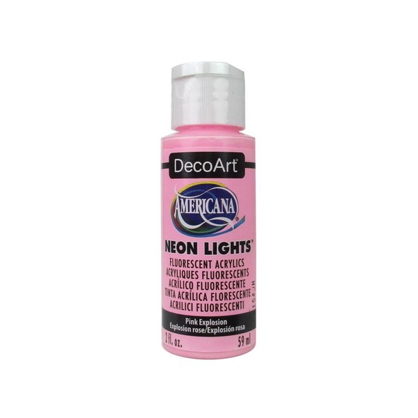 Deco Art Americana Neon Light s 2 oz. Pink Explosion,