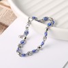 STWTR Ladies' Evil Eye Bracelet - Stainless Steel Blue Red
