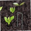 CORHAD 10 pcs Heavy Duty U Shaped Garden Ground Pegs