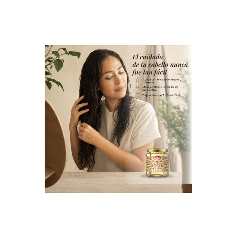 Aceite Capilar - Brillo - Hidratación - Suavidad - Coco