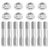MospdyGear 8 Pack 922-BI Double Headed Bolt Nut Set, Suitable