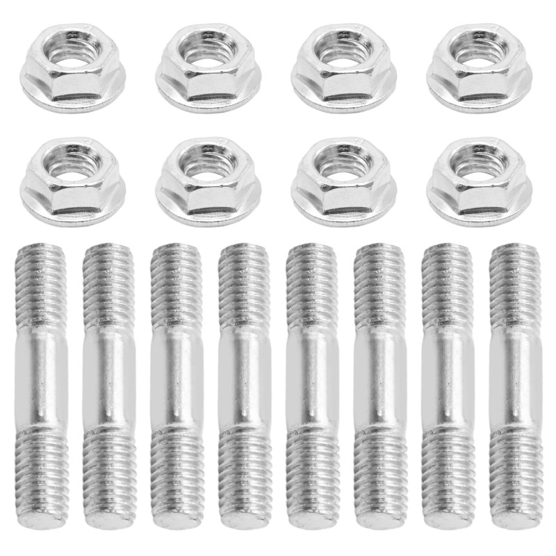MospdyGear 8 Pack 922-BI Double Headed Bolt Nut Set, Suitable